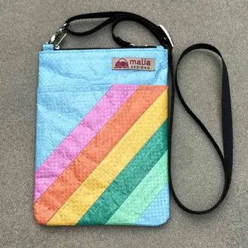 CROSSBODY PHONE MINI RAINBOW STRIPE