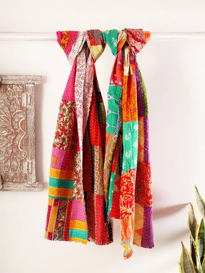 SCARF PATCHWORK KANTHA