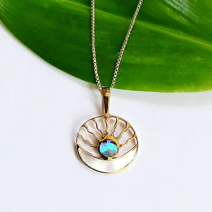NECKLACE CELESTIAL DREAMS BRASS