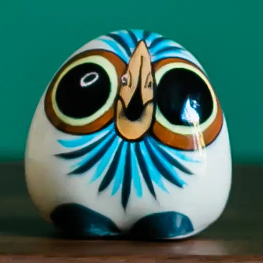 FIGURINE CERAMIC BABY OWL
