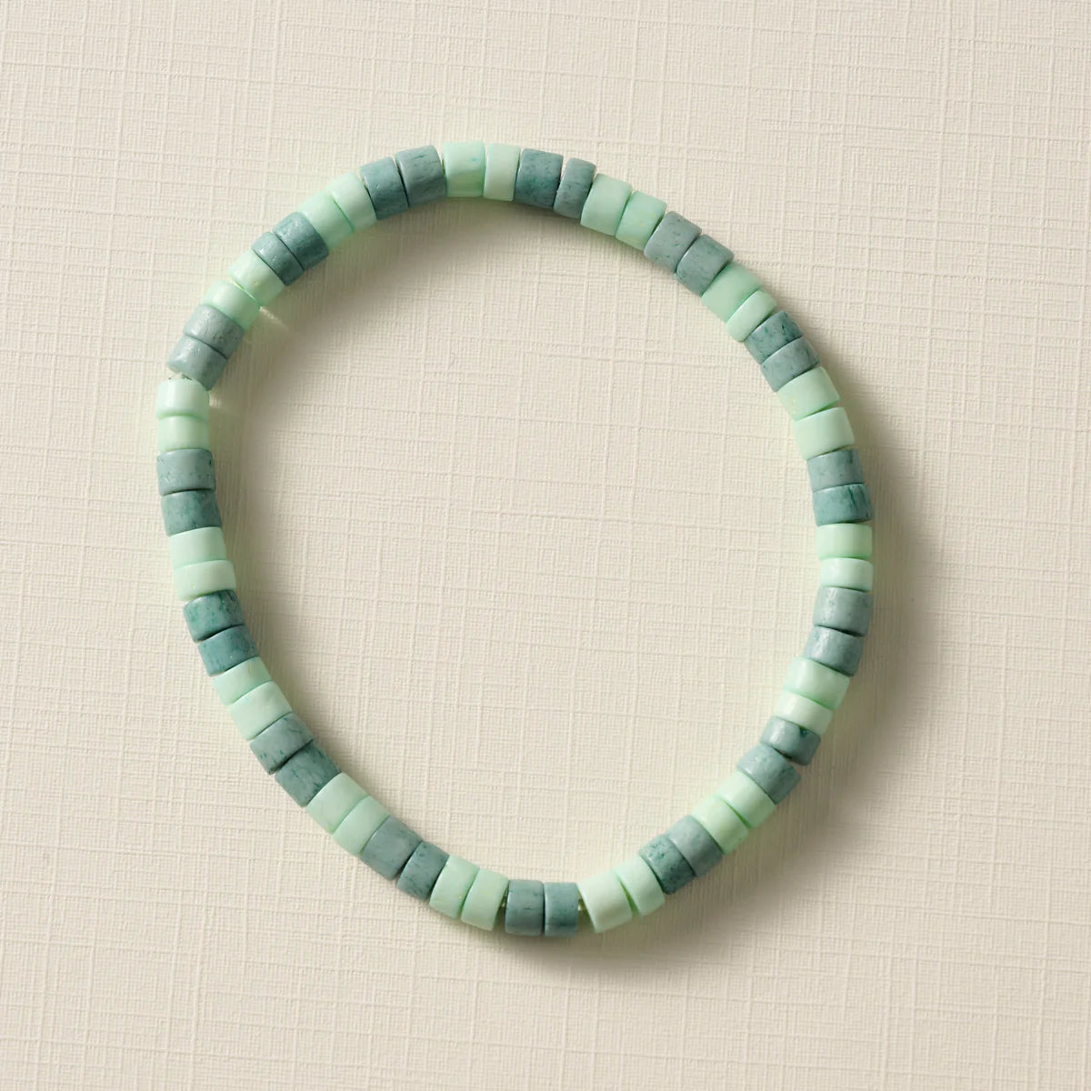 BRACELET DARA BONE BEAD GREEN