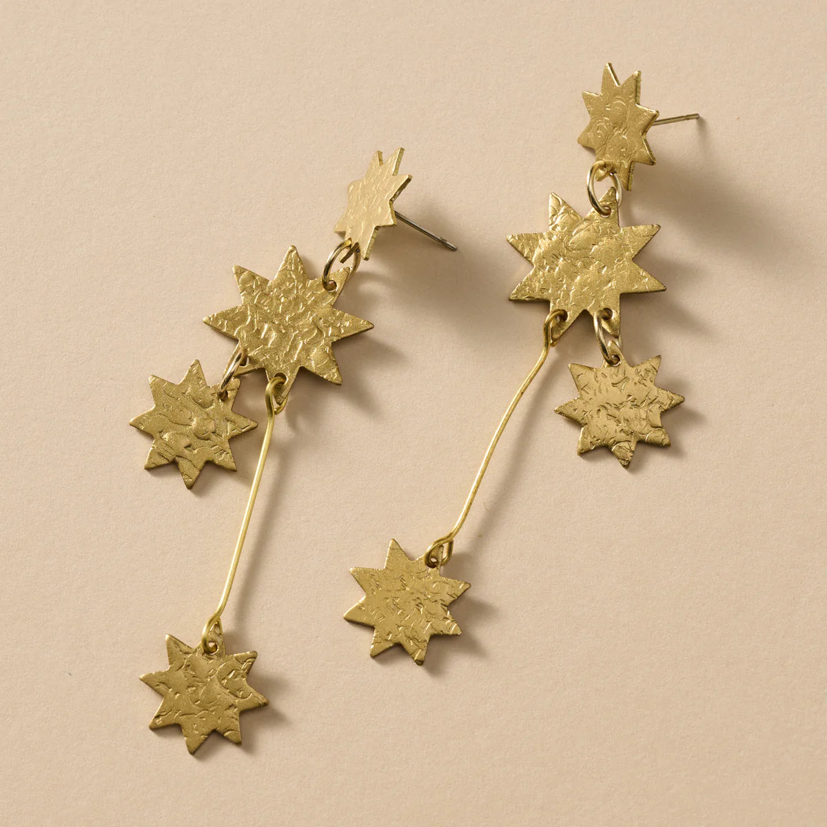 EARRING GIRANA STAR SHOWER POST