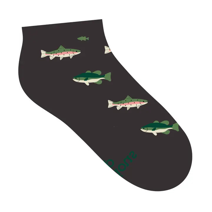 SOCKS ANKLE NATIONAL PARKS FISH MED