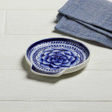 SPOON REST INDIGO BLOOM