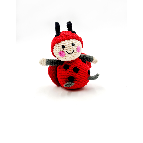 RATTLE RED LADYBIRD