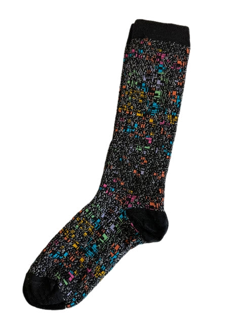 SOCKS ALPACA CONFETTI BLACK LG