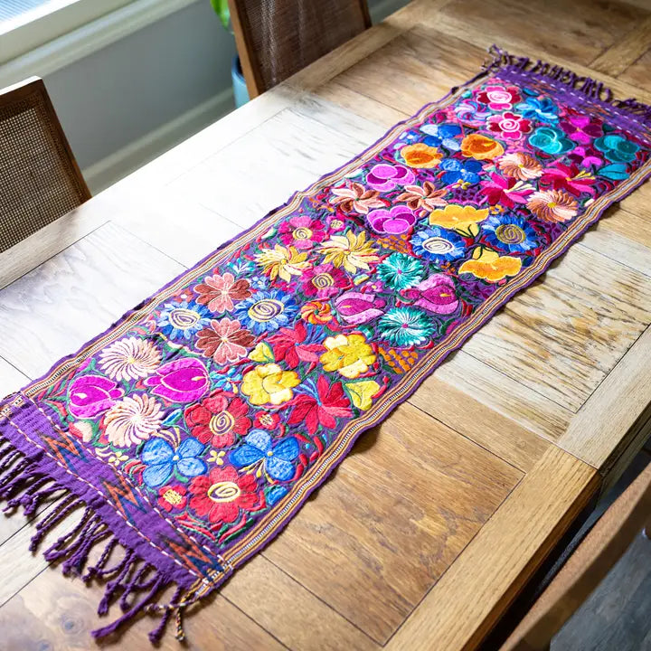TABLE RUNNER FLORAL 50"