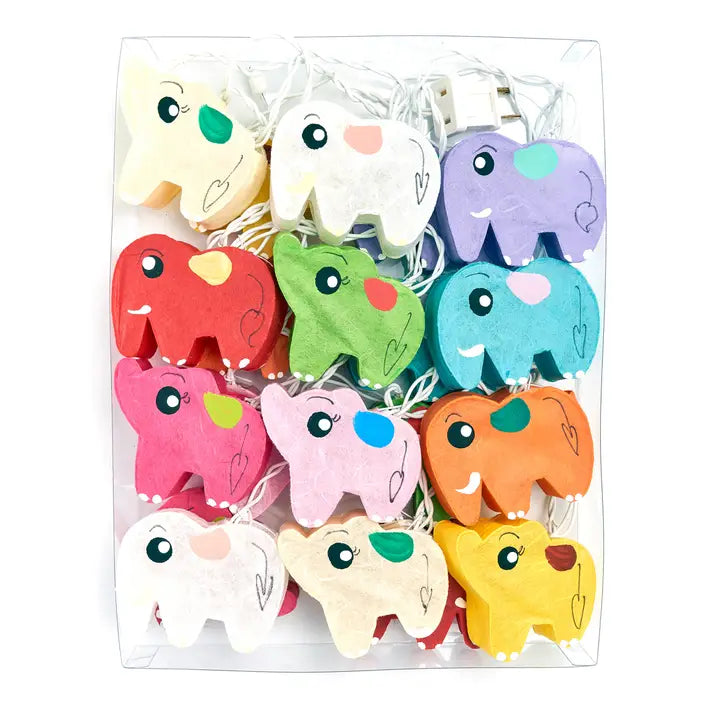 LIGHTS STRING ELEPHANTS
