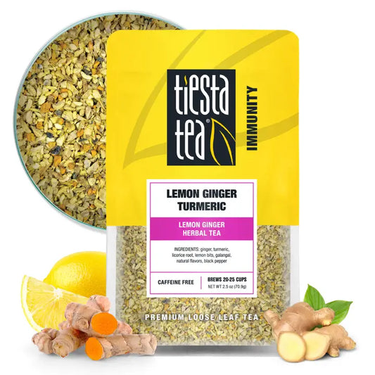 TEA WELLNESS LEMON GINGER TURMERIC 2.5 OZ