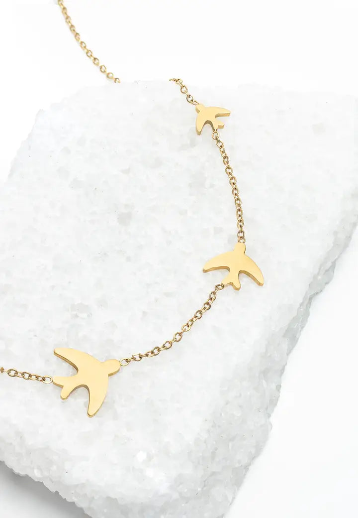 NECKLACE SPARROW GOLD