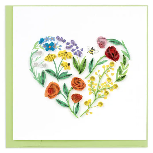 CARD GARDEN HEART