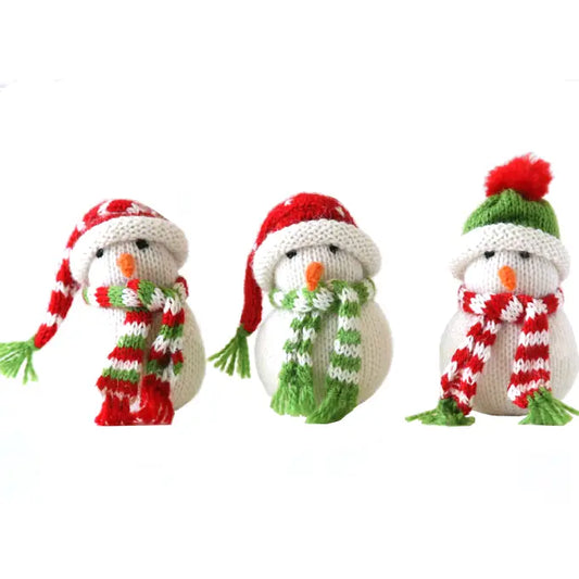 ORNAMENT SNOWMAN KNIT