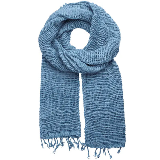 SCARF COTON AQUA