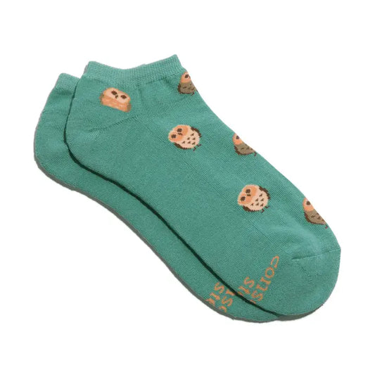 SOCKS ANKLE OWL SM