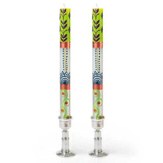 CANDLE TAPER 9" PAIR ASST
