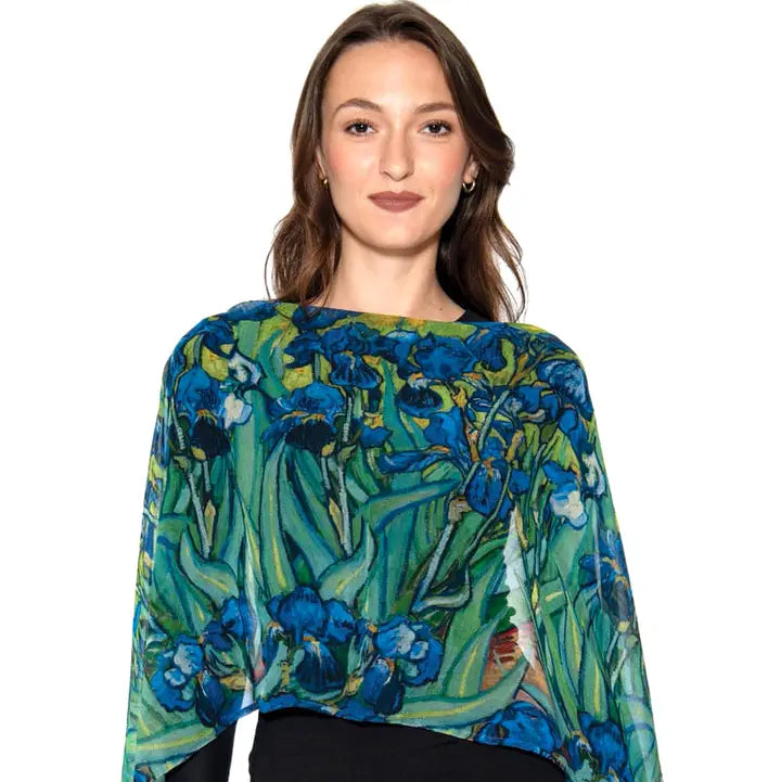 SCARF ALOKA CUPRO GREE IRIS
