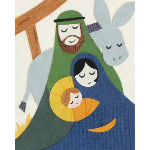 CARD PEACEFUL NATIVITY