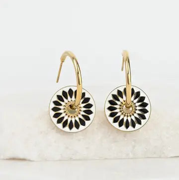 EARRINGS DAWN OF HOPE MIDNIGHT BLACK