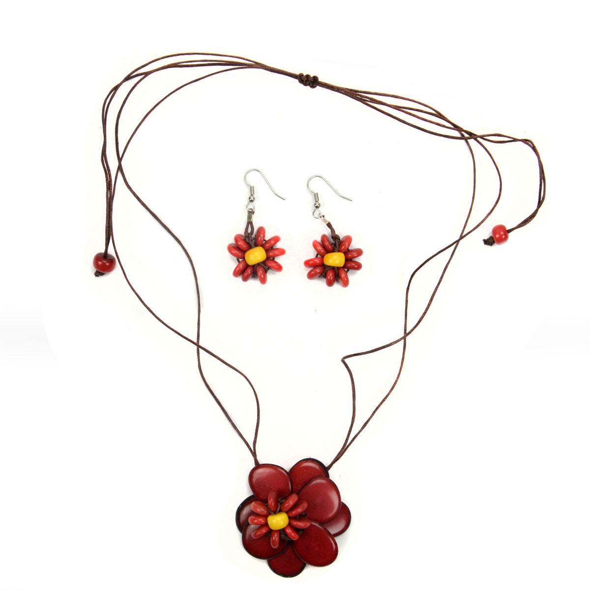 NECKLACE SOLITARY FLOWER TAGUA