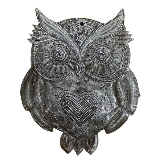 WALL HANGING OWL MINI METAL