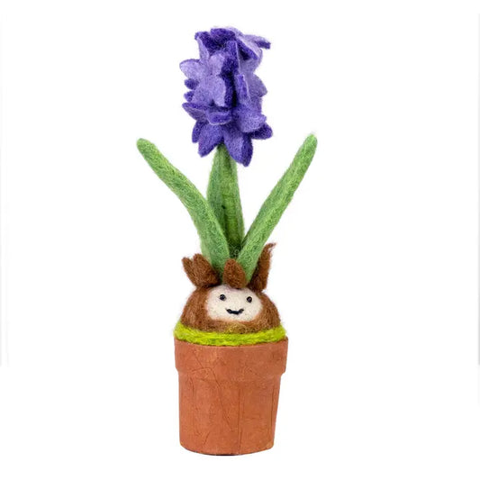 POTTED PLANT FELT HYACINTH