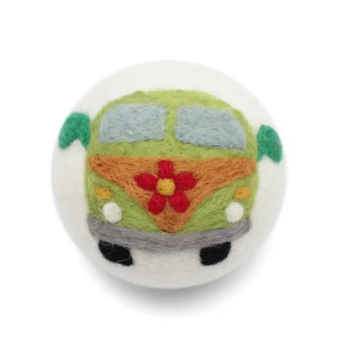 DRYER BALL HIPPIE BUS