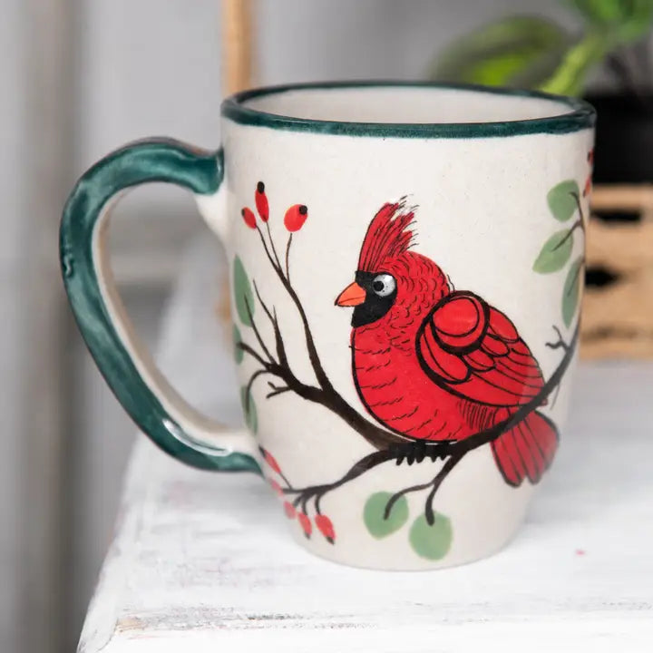 MUG CARDINAL LATTE