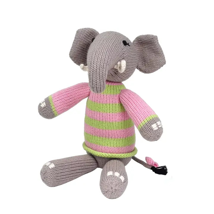 TOY ELEPHANT KNIT PINK