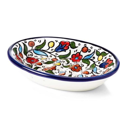 SOAP DISH BLUE WEST BANK