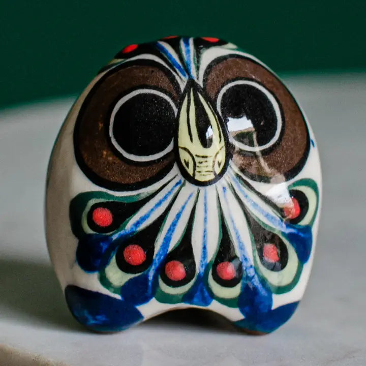 FIGURINE OWL MINI CERAMIC