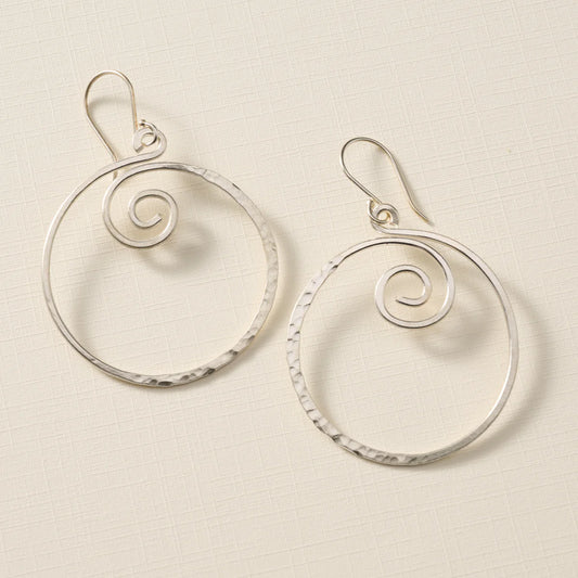 EARRING TWIL BRASS DROP