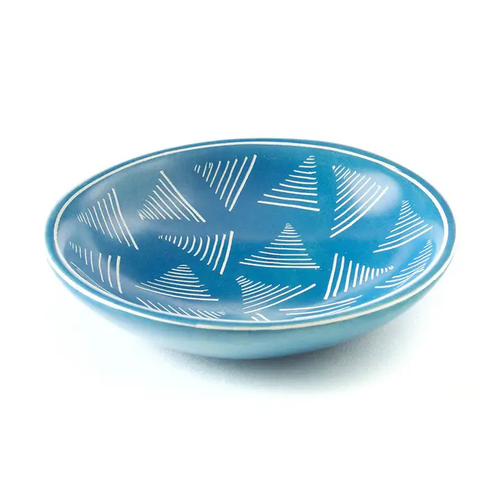 BOWLFINE LINE BLUE SOAPSTONE