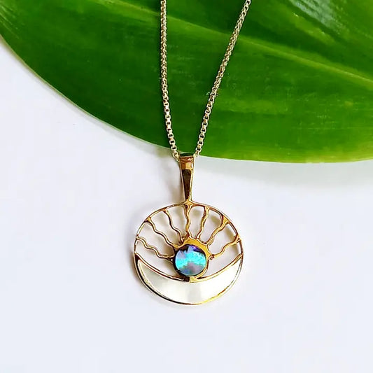 NECKLACE CELESTIAL DREAMS BRASS