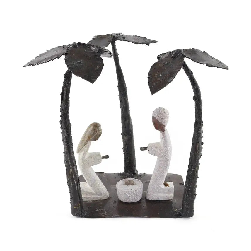 NATIVITY METAL PALM TREE ZIMBABWEAN