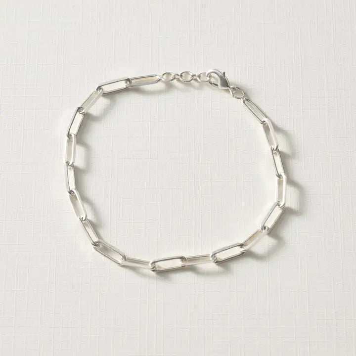 BRACELET SANVI SILVER TONE LINK