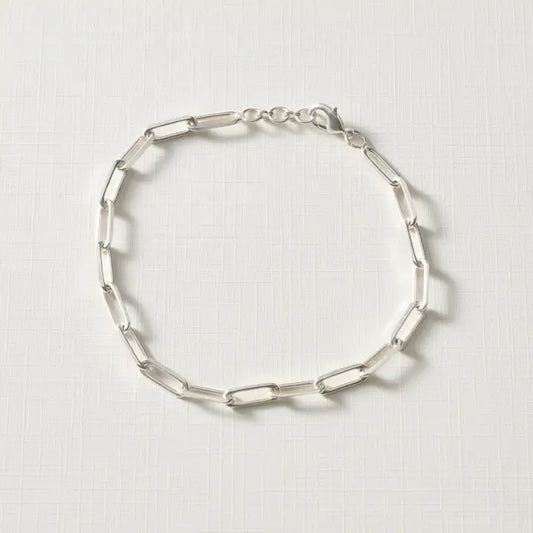 BRACELET SANVI SILVER TONE LINK