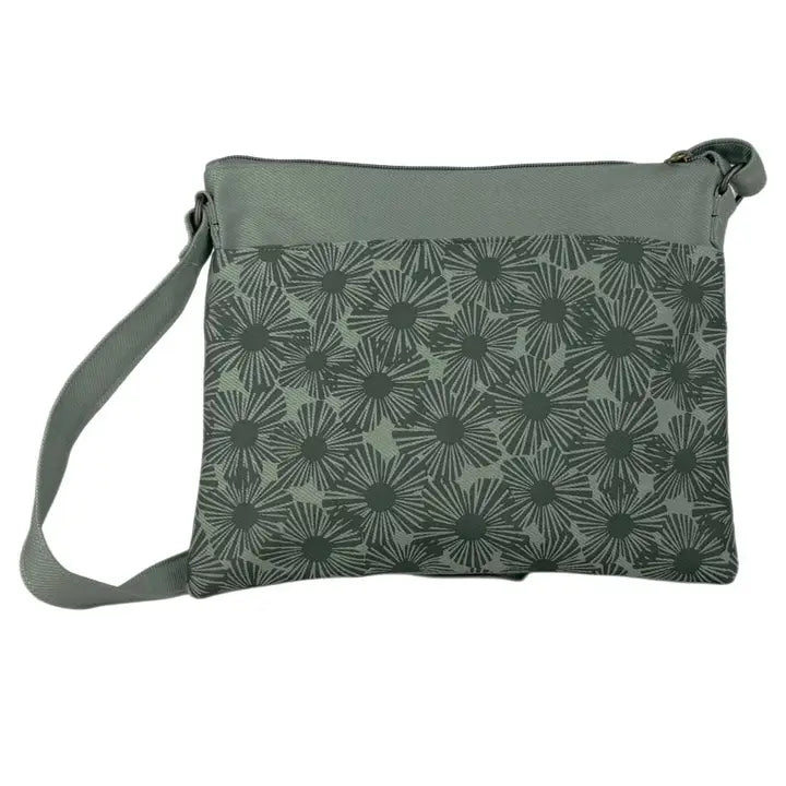 BAG CROSSBODY CANVAS FLORAL