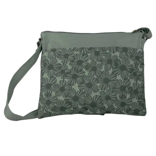 BAG CROSSBODY CANVAS FLORAL