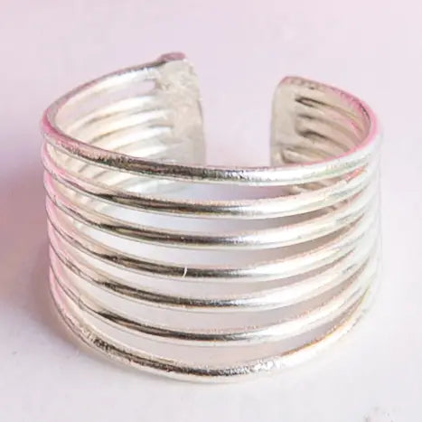 RING CRESCEDNDO SILVER