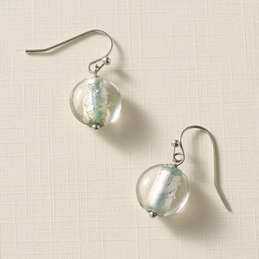 EARRING GOLA GLASS BEAD DROP