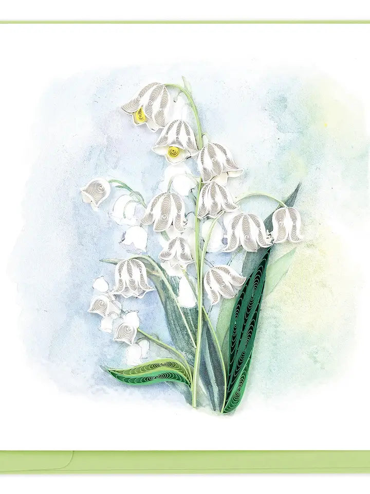 CARD LILY OF VALLEY