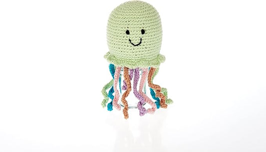 RATTLE PLUSH JELLYFISH - PASTEL
