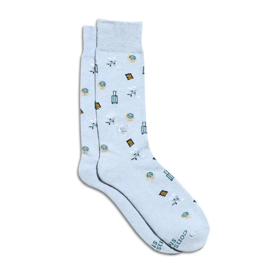 SOCKS BOOKS TRAVEL SMALL