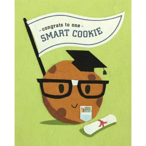 CARD SMART COOKIE CONGRATS