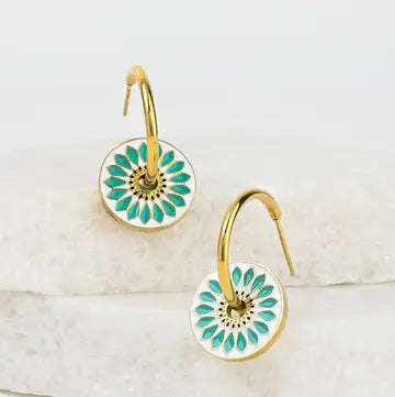 EARRINGS DAWN OF HOPE MINT GREEN