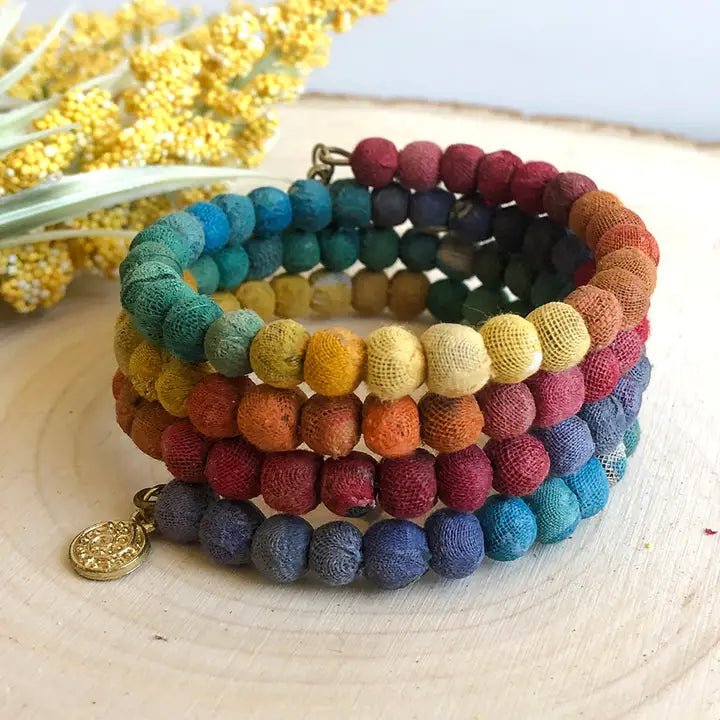 BRACELET KANTHA RAINBOW SPIRAL