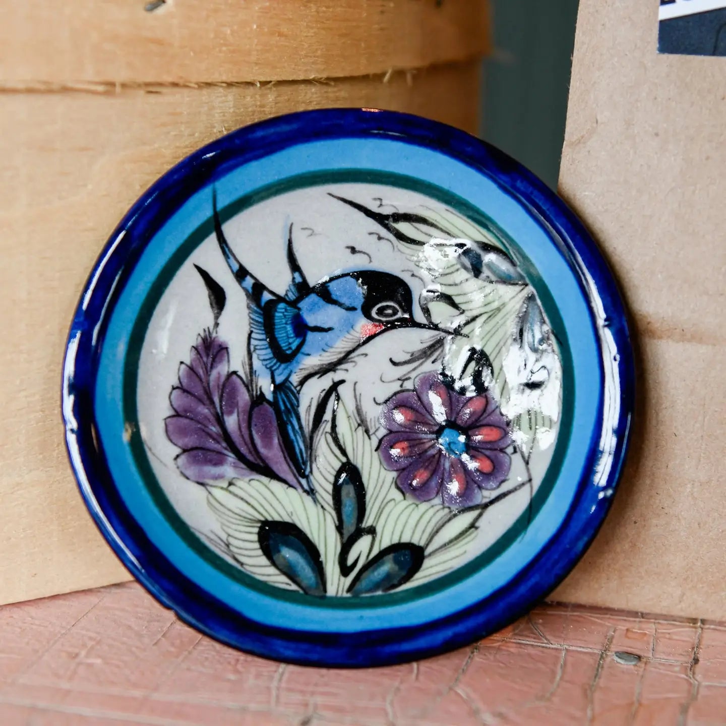 PLATE SMALL WILD BIRD