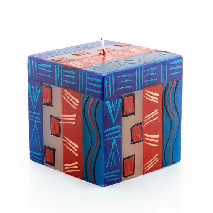 CANDLE CUBE 3X3 ASST