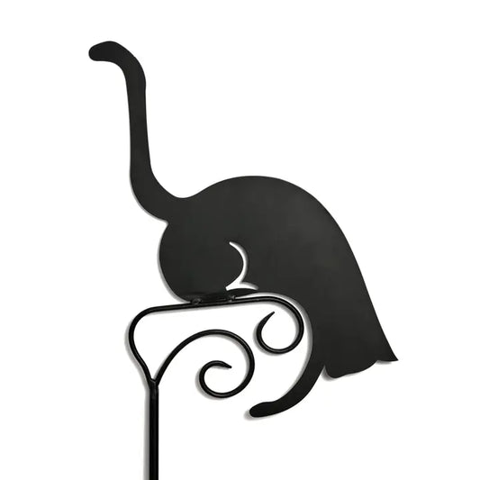 GARDEN STAKE PRIY CAT WITH BELL