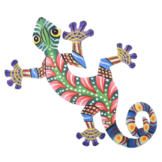 WALL HANGING GECKO METAL